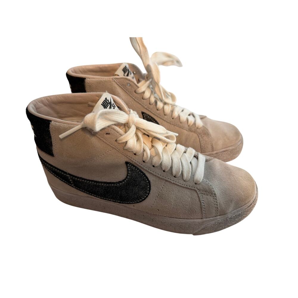 Nike Zoom Blazer Premium SB Mid Faded Pack - Grey Fog Black Size 5